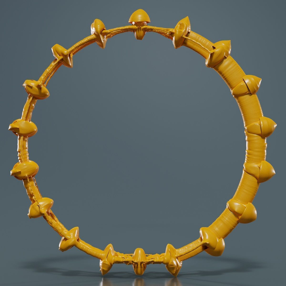 Alien Ring 3D model_9