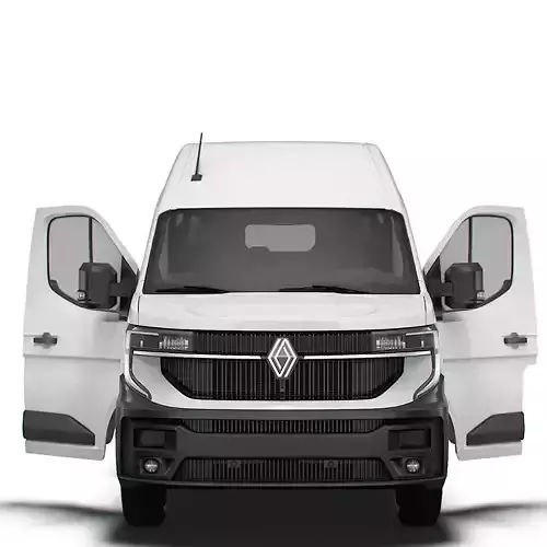 Renault Master L4H3 Van HQ Interior 2024 3D model