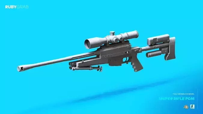PGM Sniper Rifle 3D model