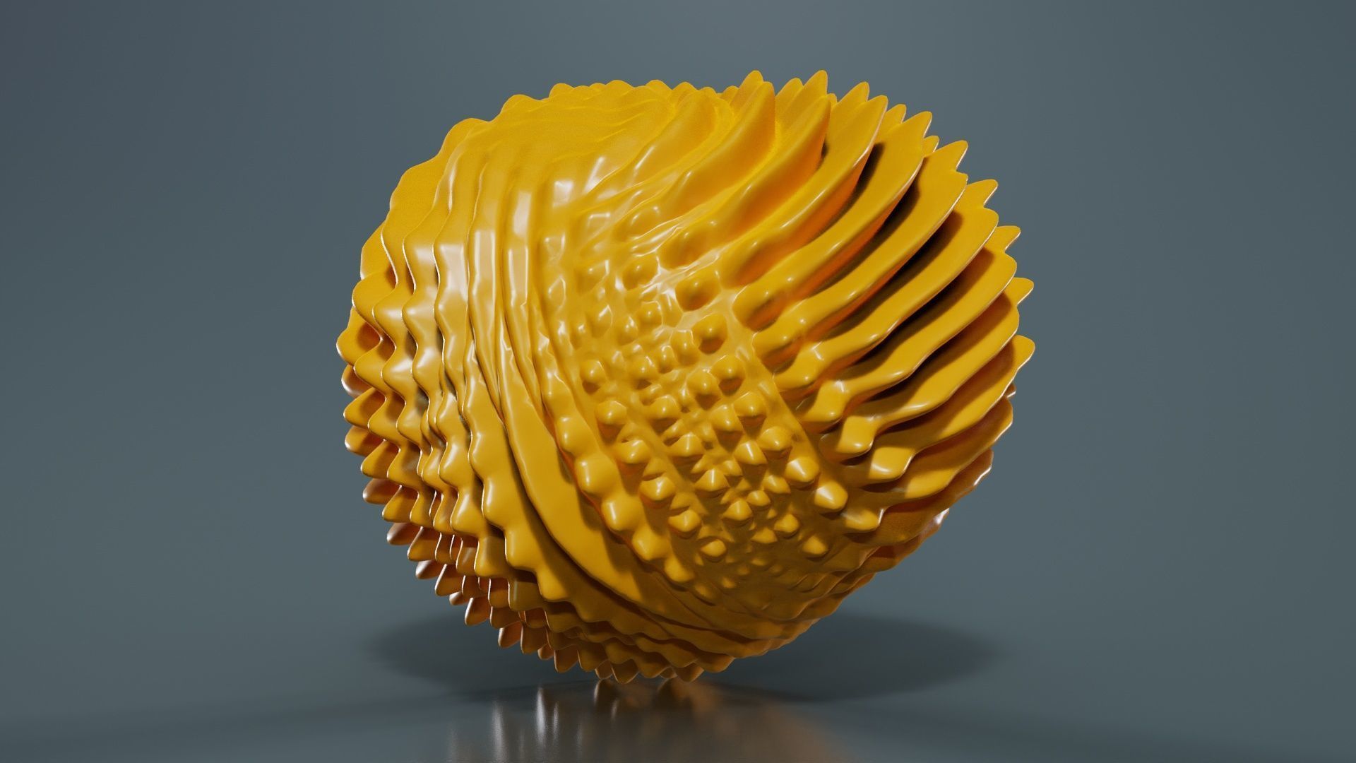 Beach Waves 3D model_2