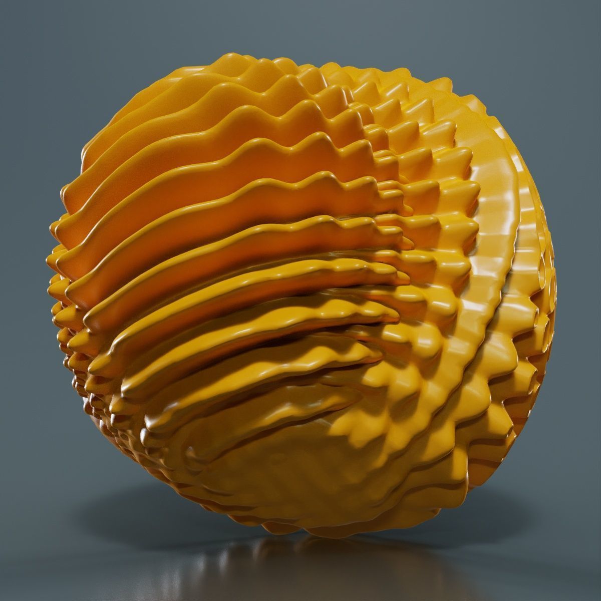Beach Waves 3D model_11