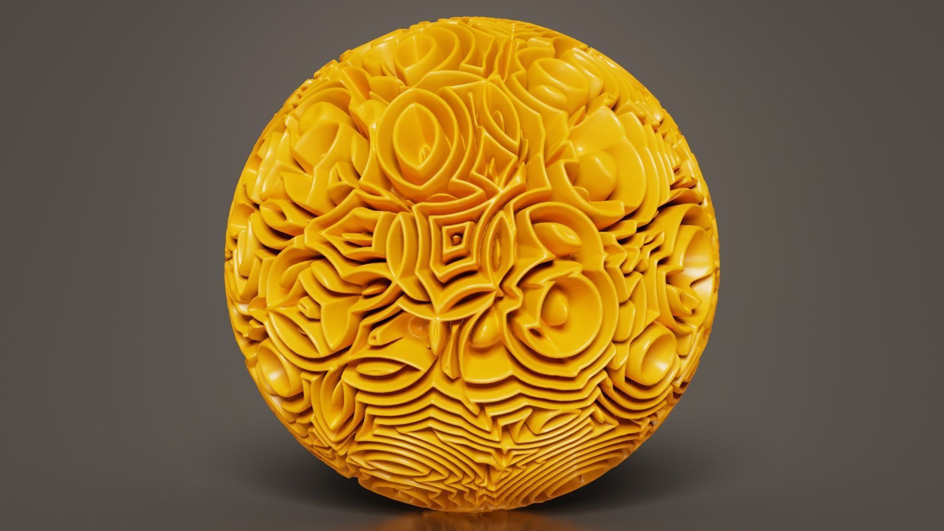 Beauty Ball 3D model_3