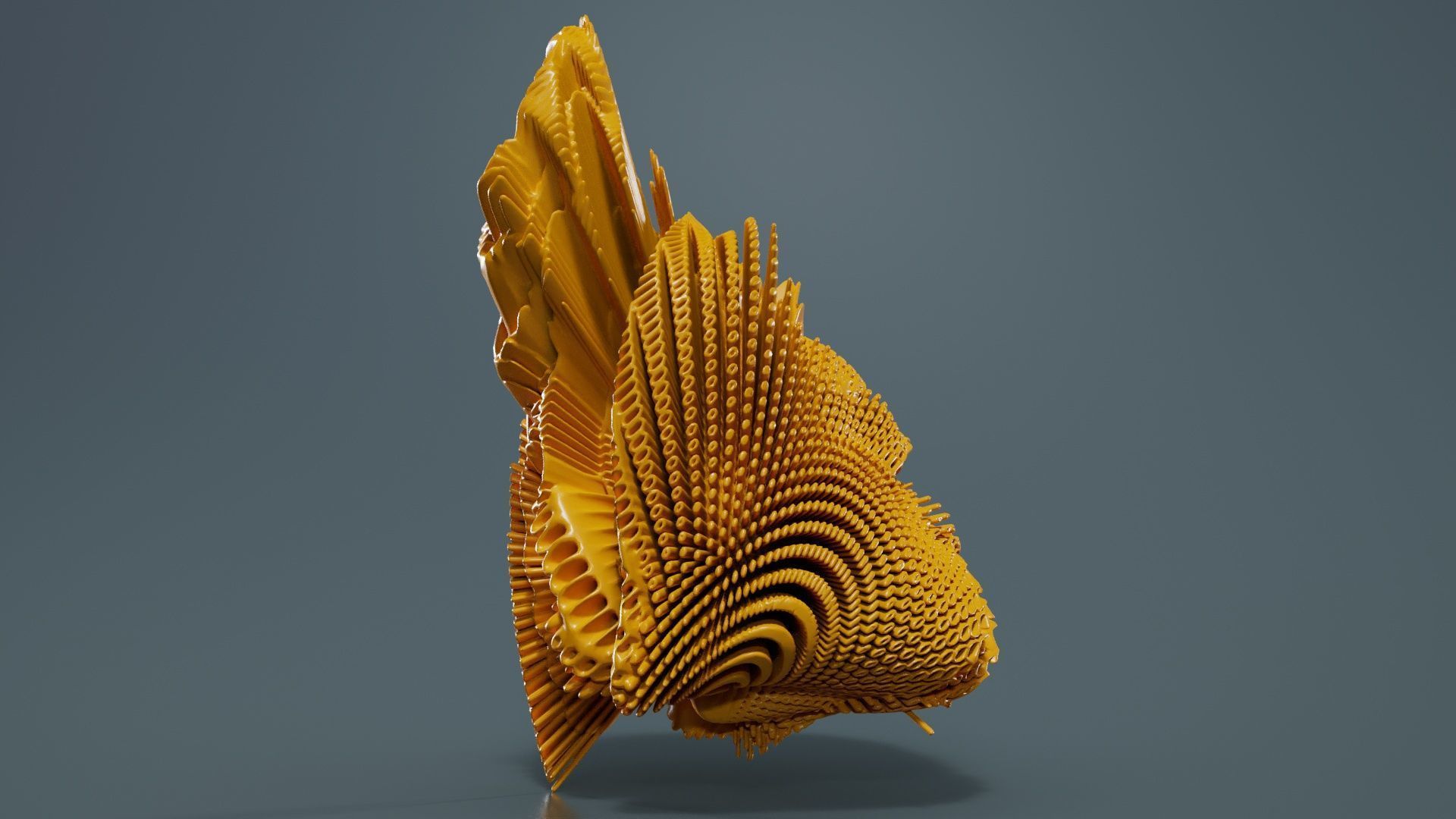 Bell Fish 3D model_6