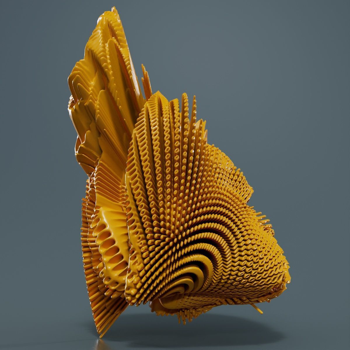 Bell Fish 3D model_9