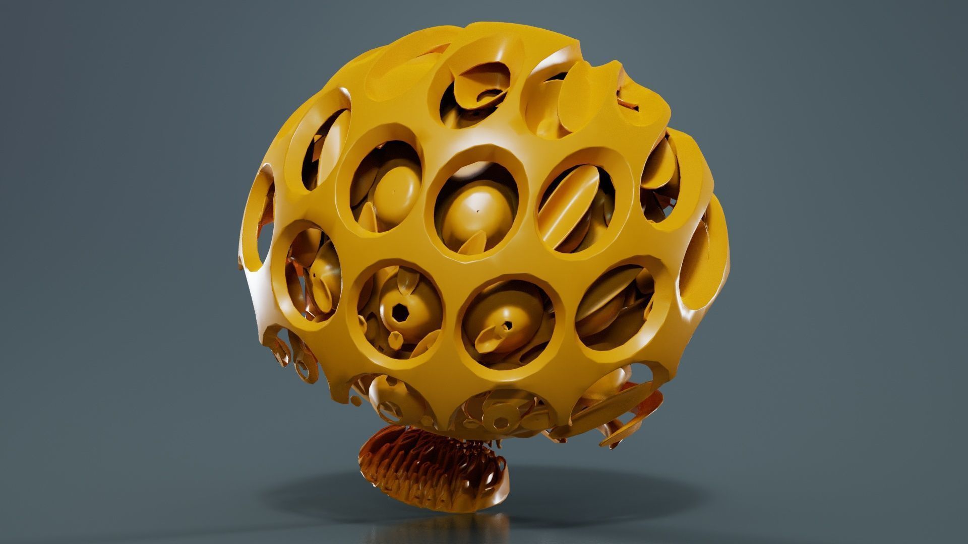 Bubbly 3D model_1