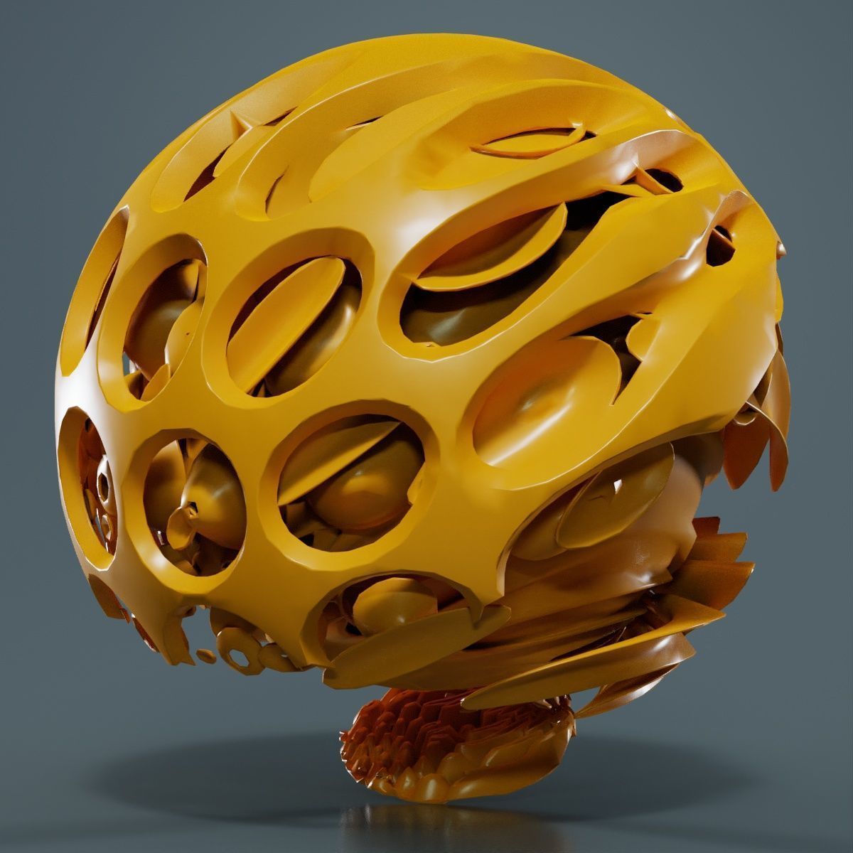 Bubbly 3D model_12