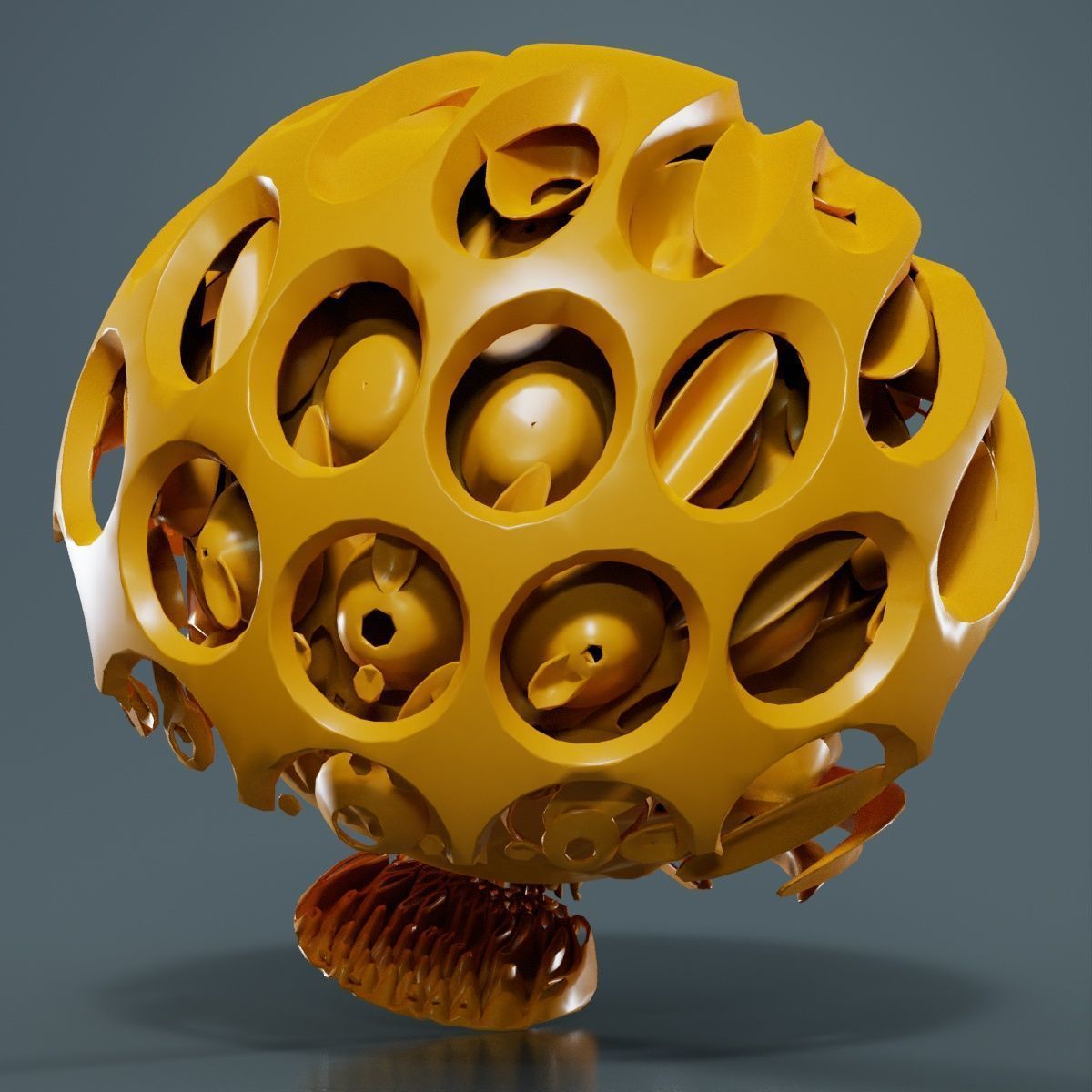 Bubbly 3D model_13