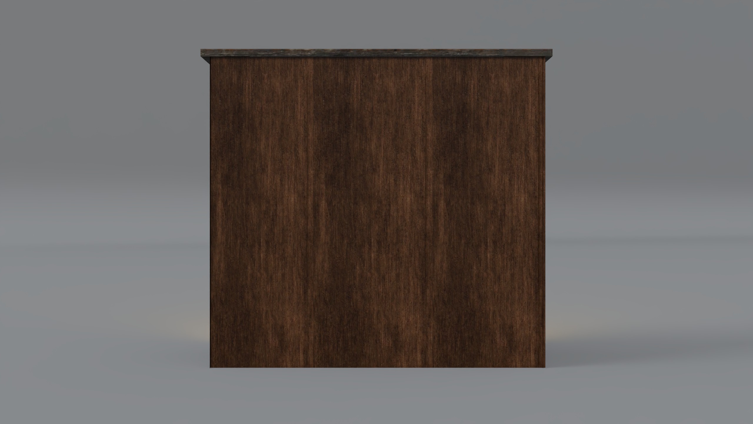 Fireplace  Low-poly 3D model_2