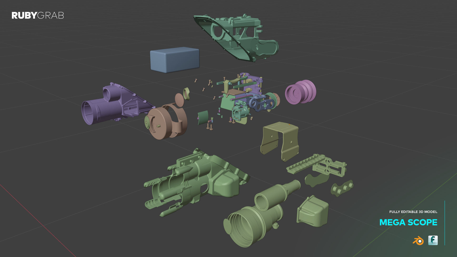 Mega Scope 3D model_2