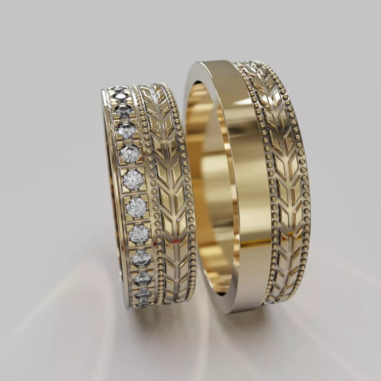 wedding ring obr 590 3D print model