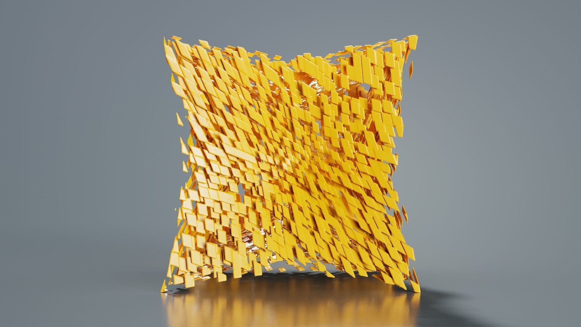 Deflated Bricks 3D model_8