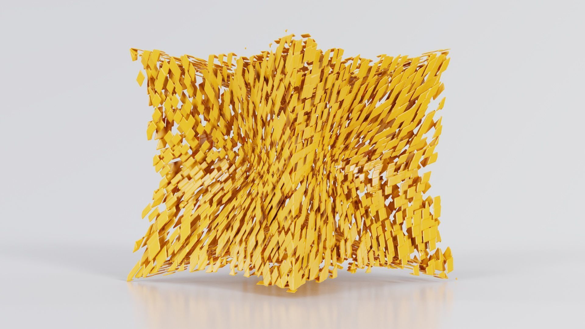 Deflated Bricks 3D model_2