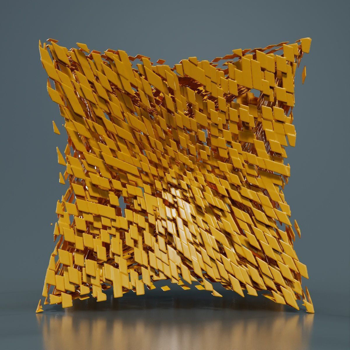 Deflated Bricks 3D model_15
