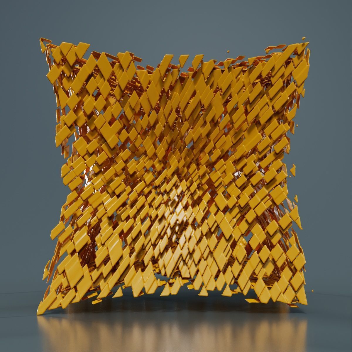 Deflated Bricks 3D model_13