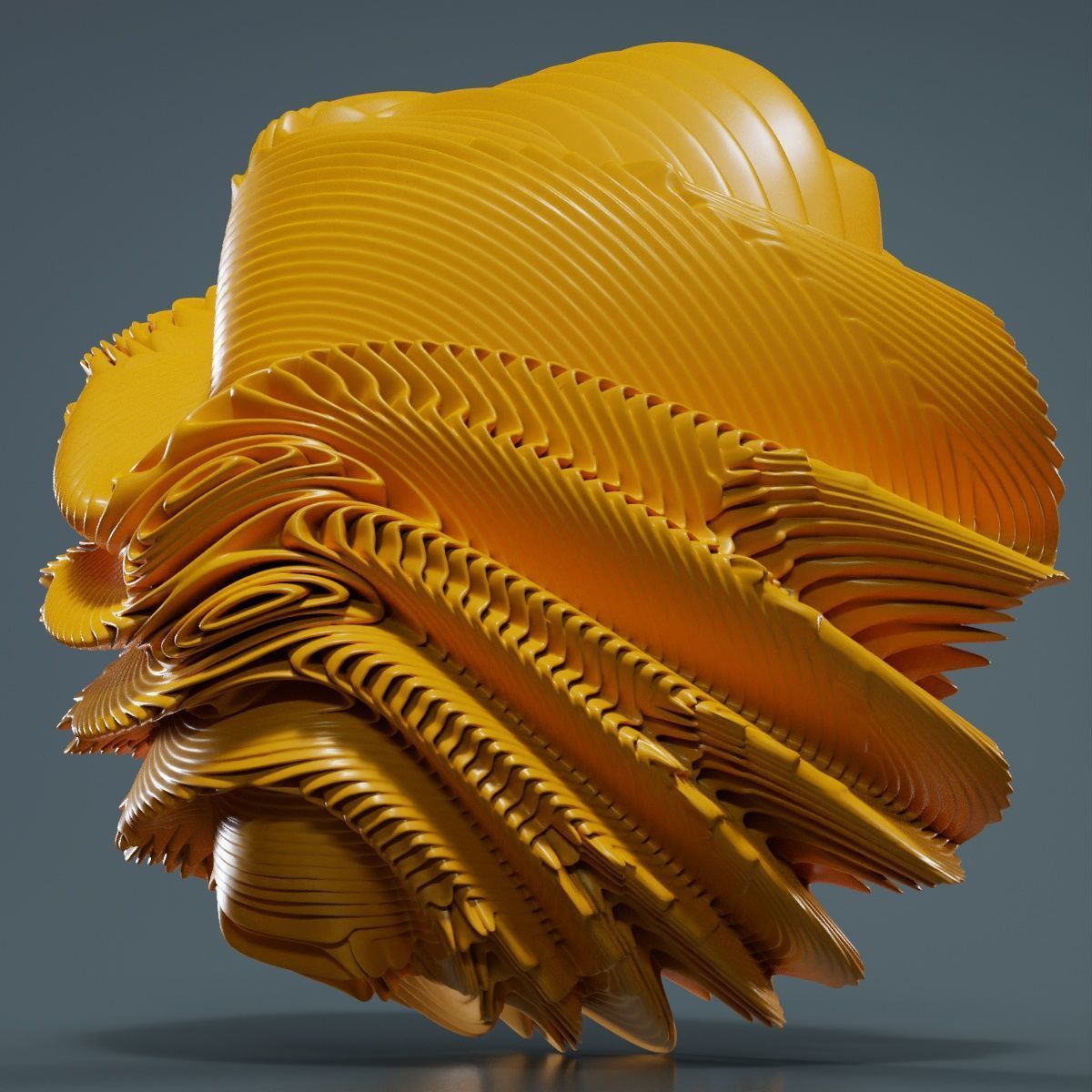 Digital Flower 1 3D model_9