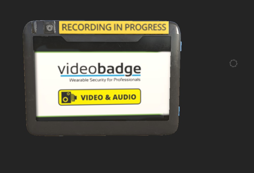 Edesix VB-320 Body-Worn Camera Body cam Tactical gear  Low-poly 3D model_2