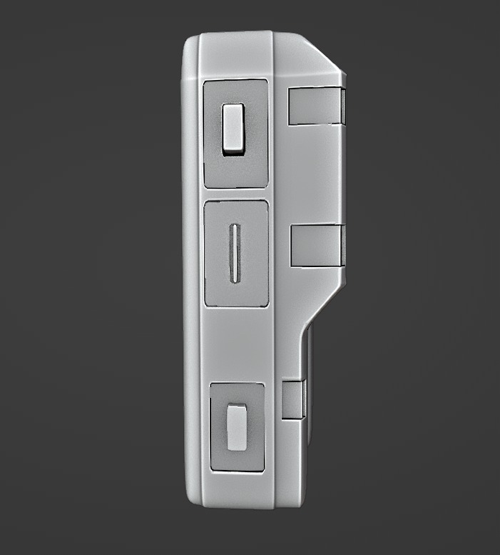 Edesix VB-320 Body-Worn Camera Body cam Tactical gear  Low-poly 3D model_6