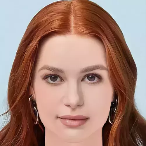 Madelaine Petsch Head - No Hair - Low poly head for game 