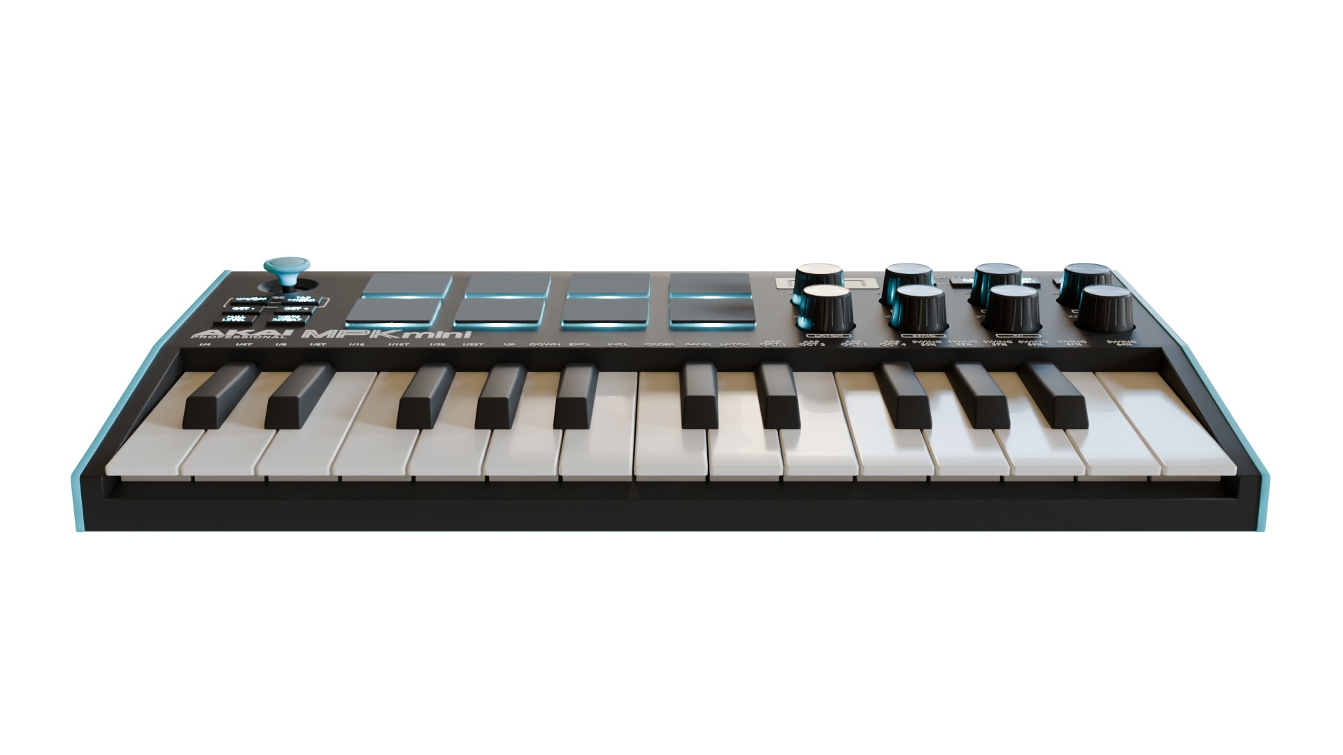 AKAI MINI midi keyboard 3D model_6