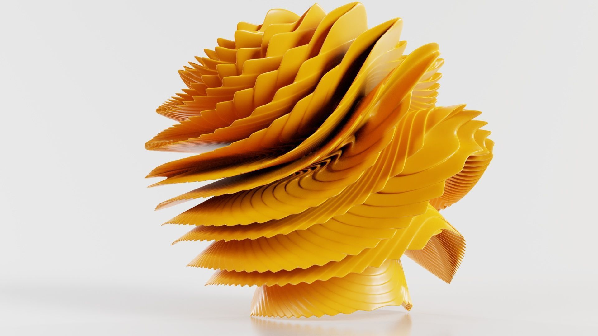 Digital Flower 5 3D model_1