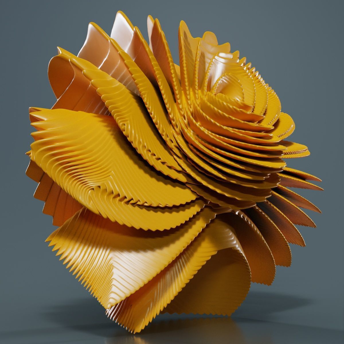 Digital Flower 5 3D model_9