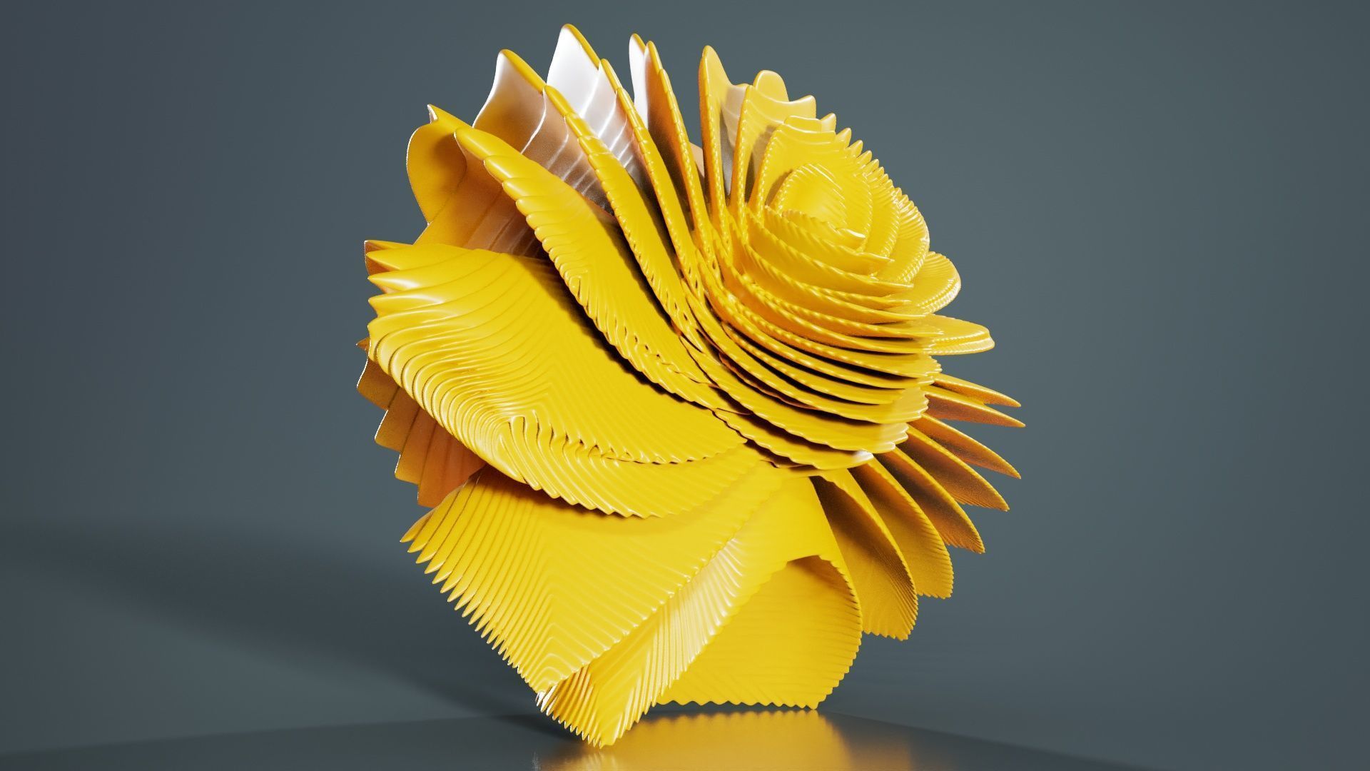 Digital Flower 5 3D model_7