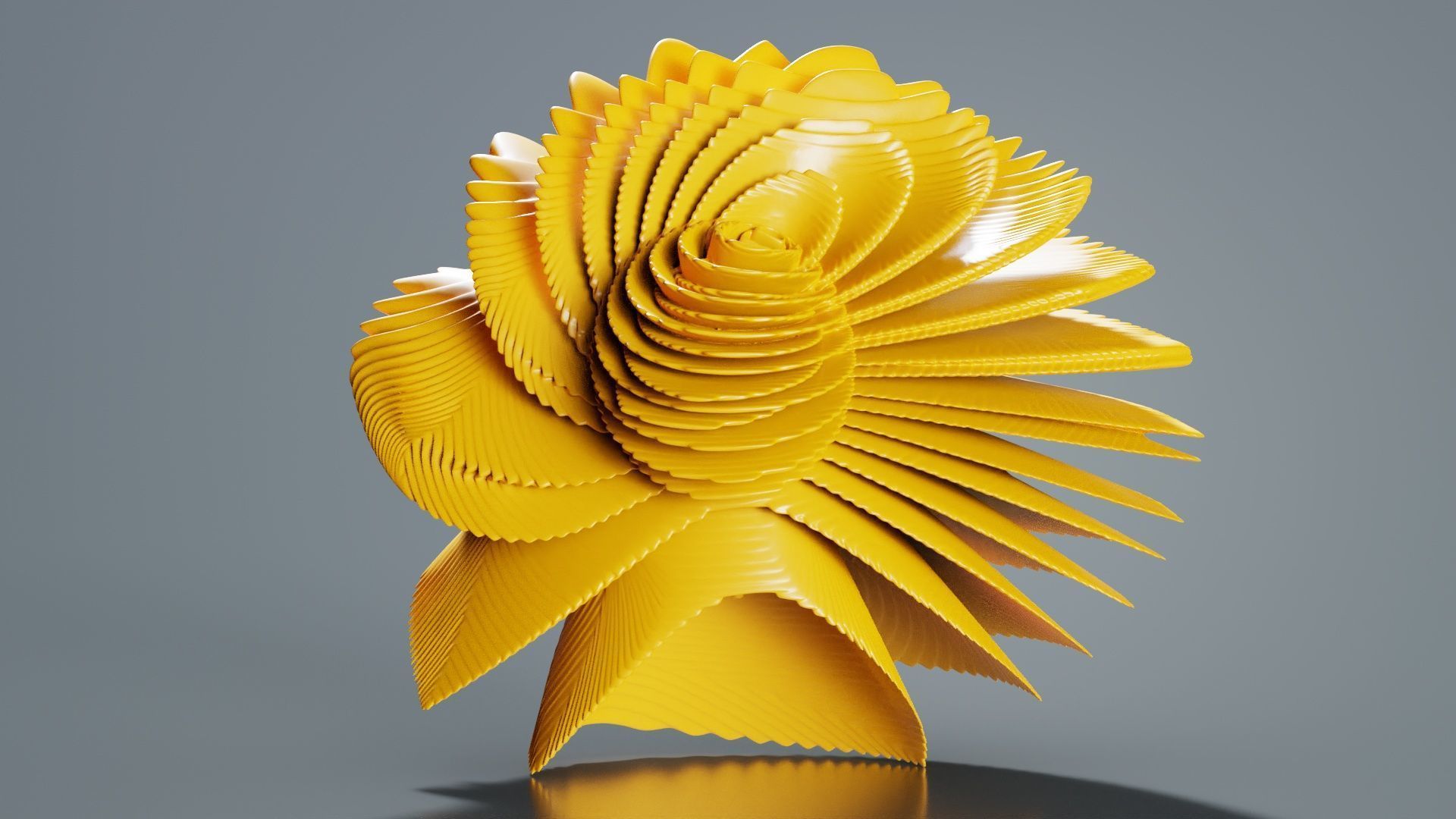Digital Flower 5 3D model_5