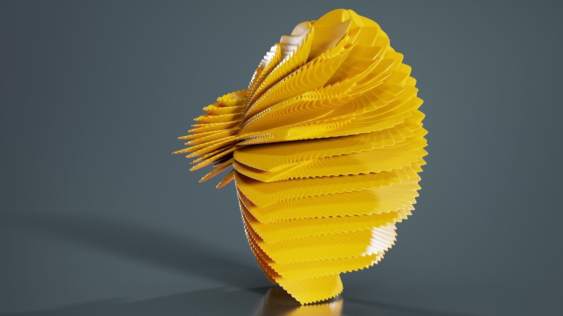 Digital Flower 5 3D model_8