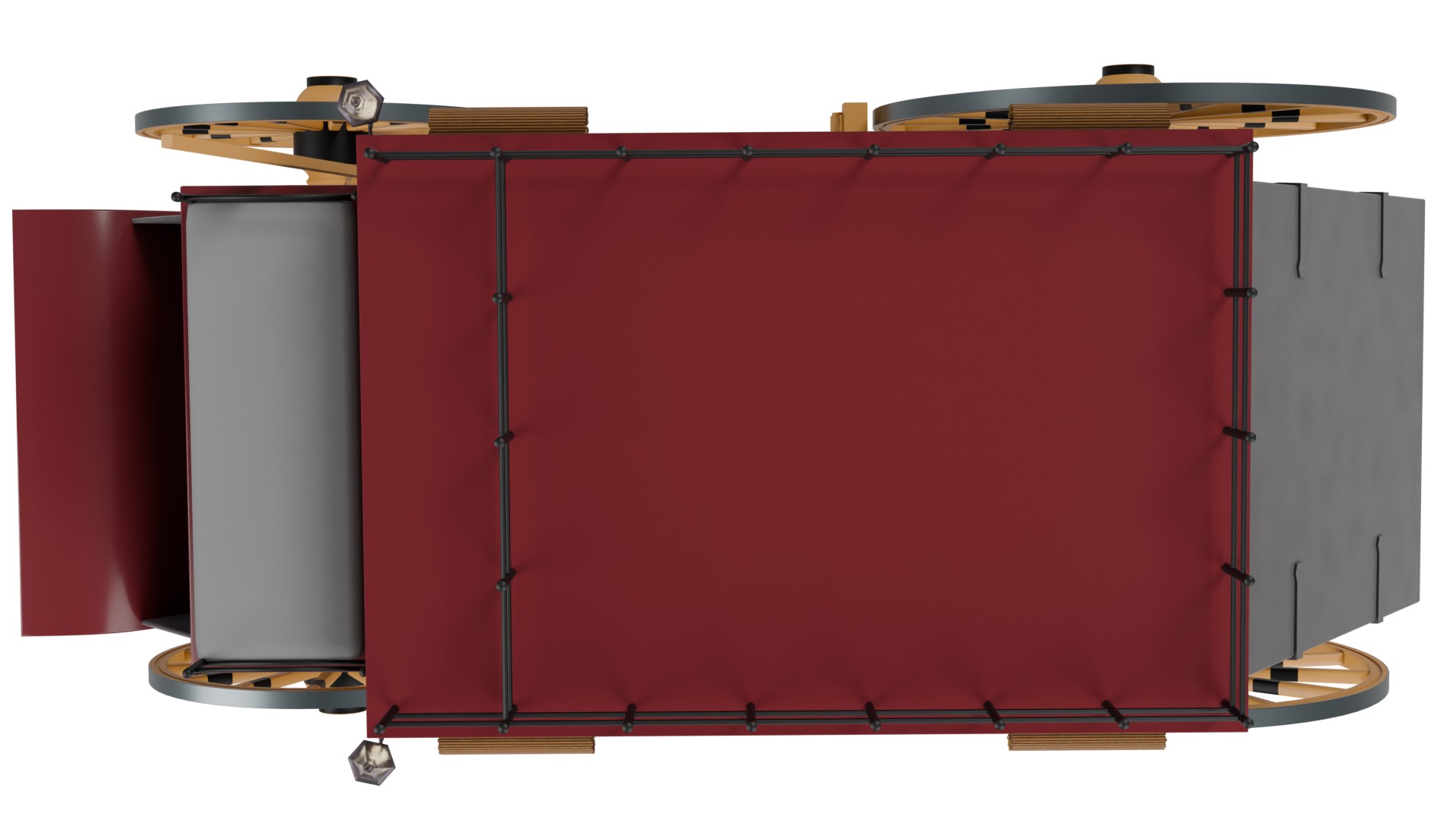 Stage Coach 3D model_8