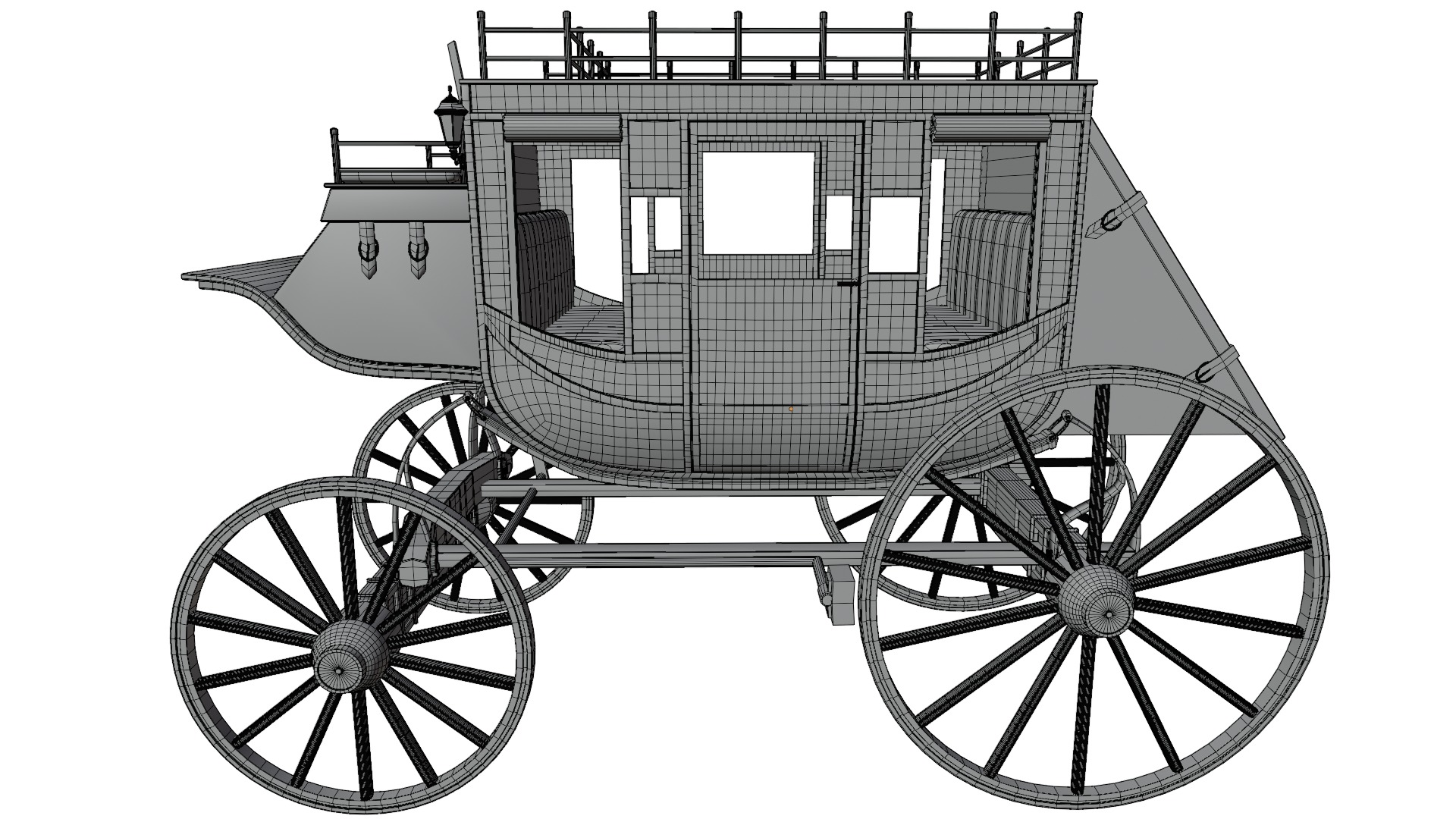 Stage Coach 3D model_10