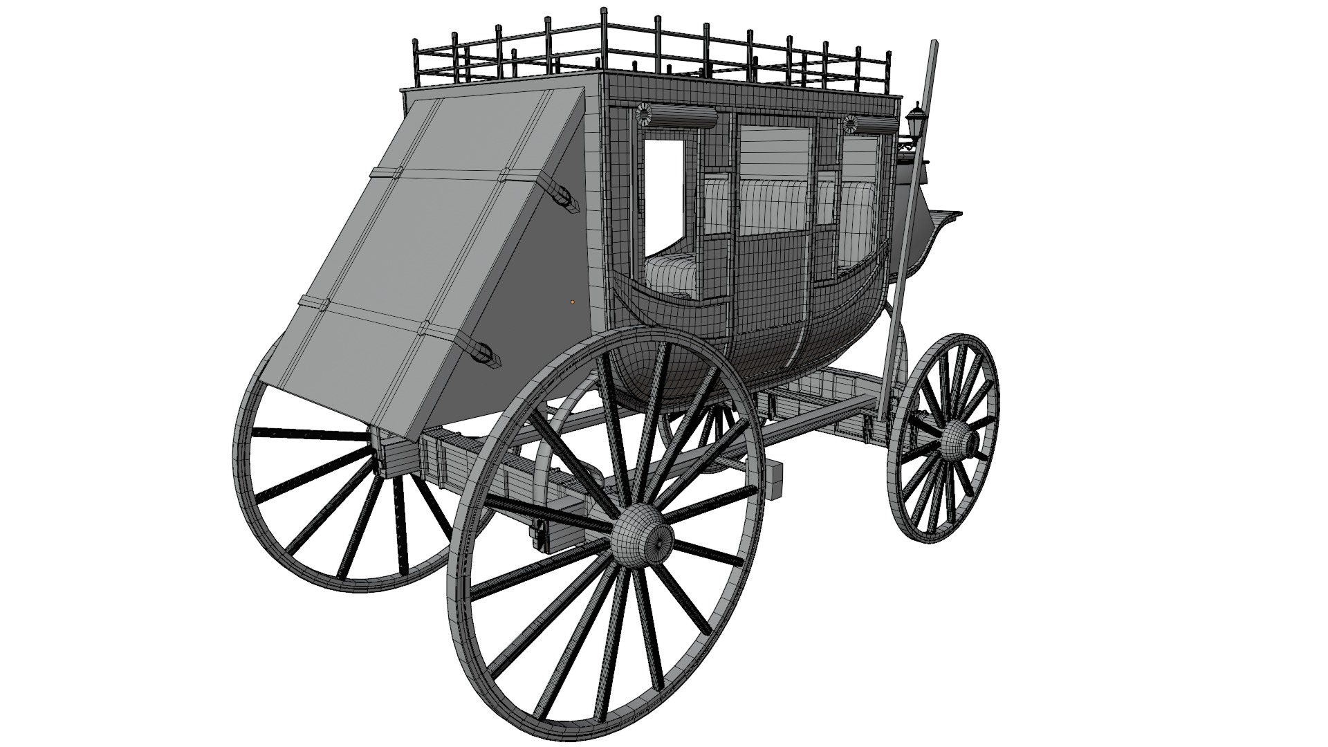 Stage Coach 3D model_13