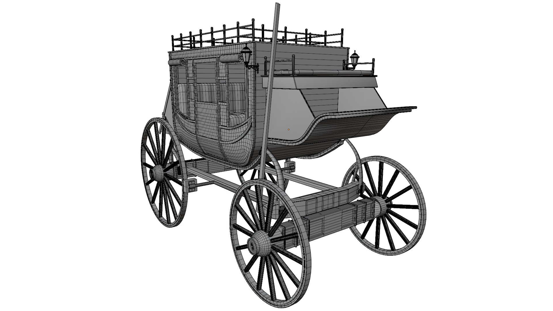 Stage Coach 3D model_15