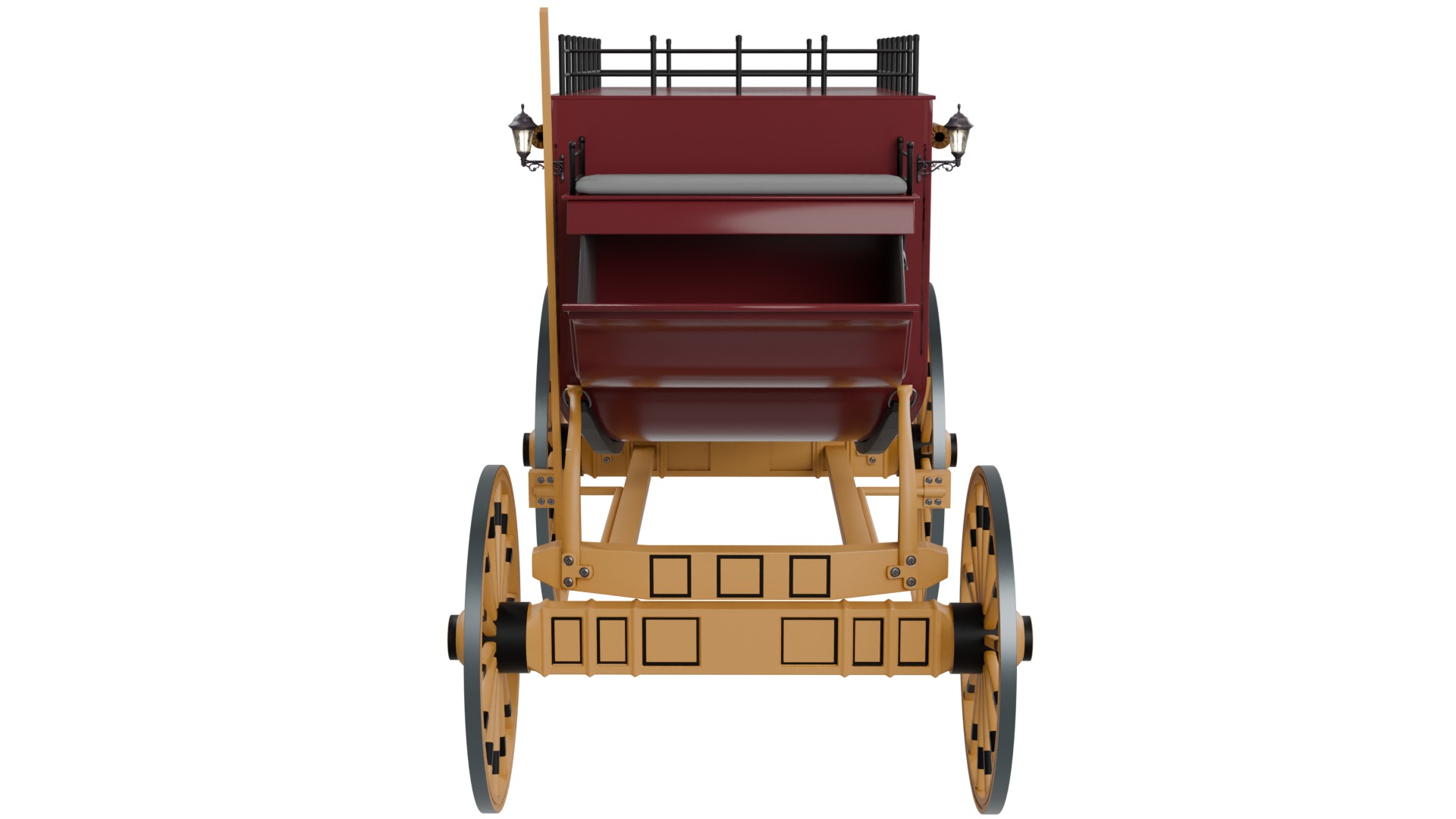 Stage Coach 3D model_7