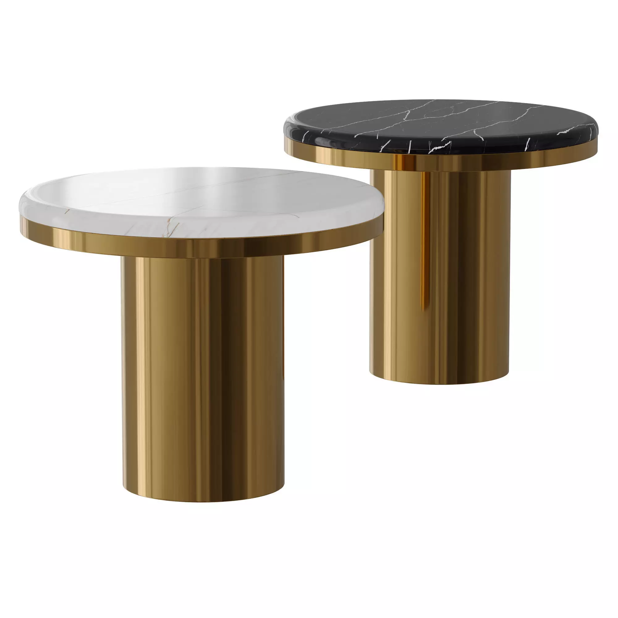 Tuscany Marble Coffee Tables 2 3D model_0