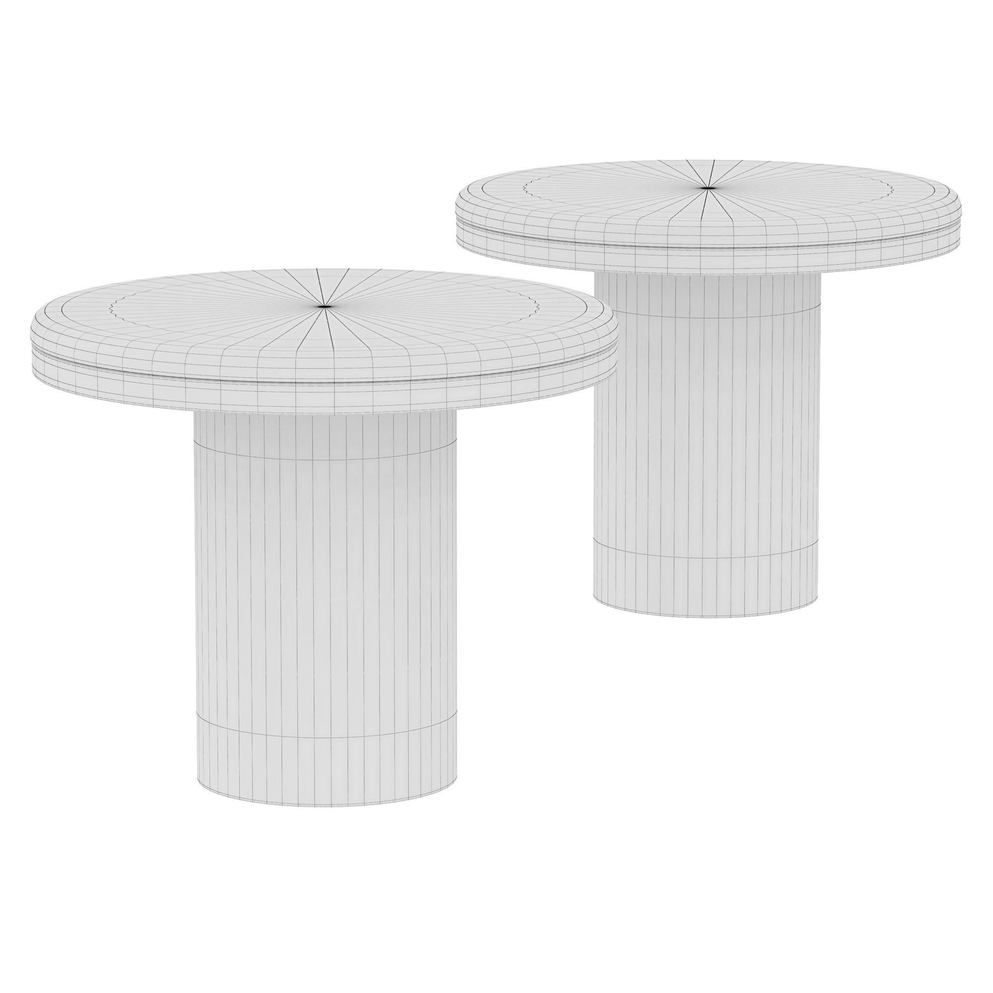 Tuscany Marble Coffee Tables 2 3D model_1