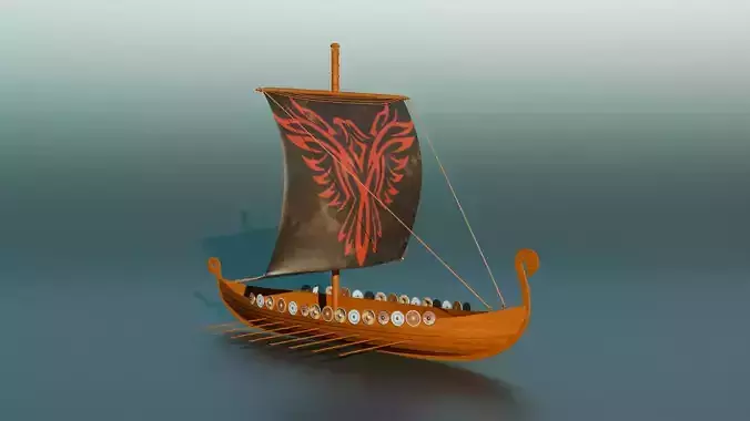 Viking Ship 3D model