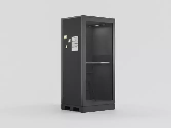 Talky S Mirco Office with Post it Wall