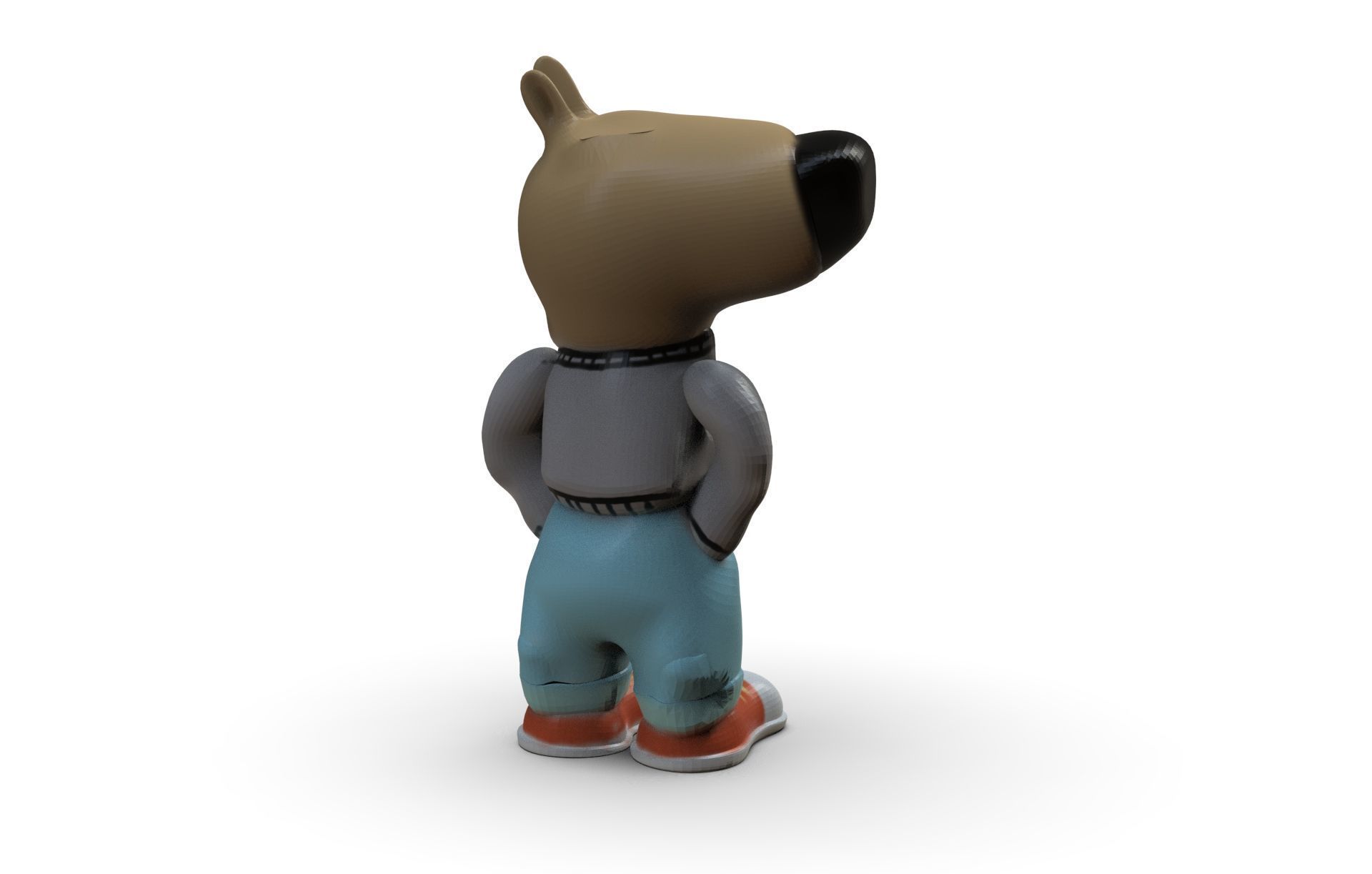 Chill Guy 3D print model_3