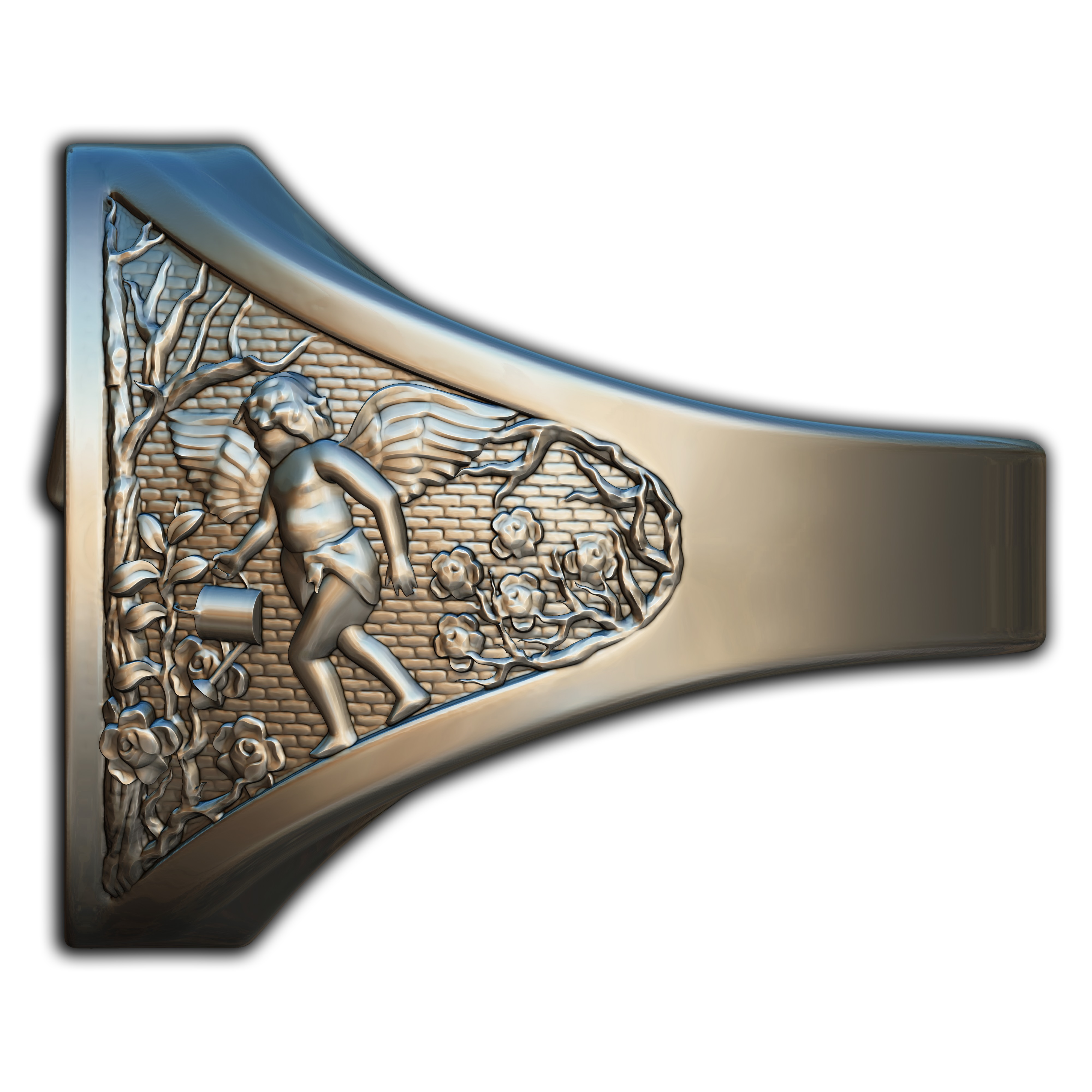 Cherub Ring 3D print model_6