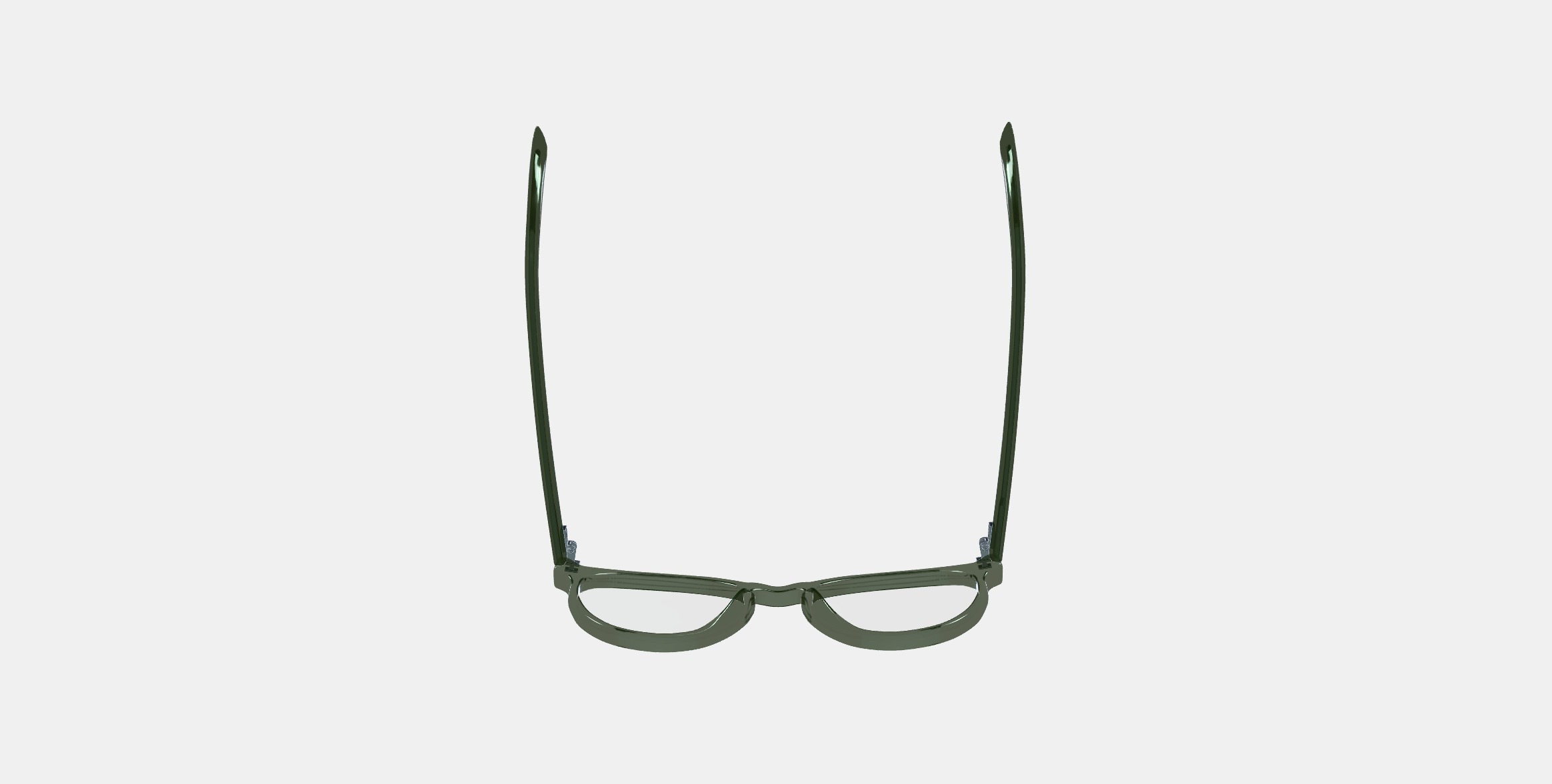 Wright Low Bridge Fit Eyeglasses in Rosemary Crystal Low-poly 3D model_7
