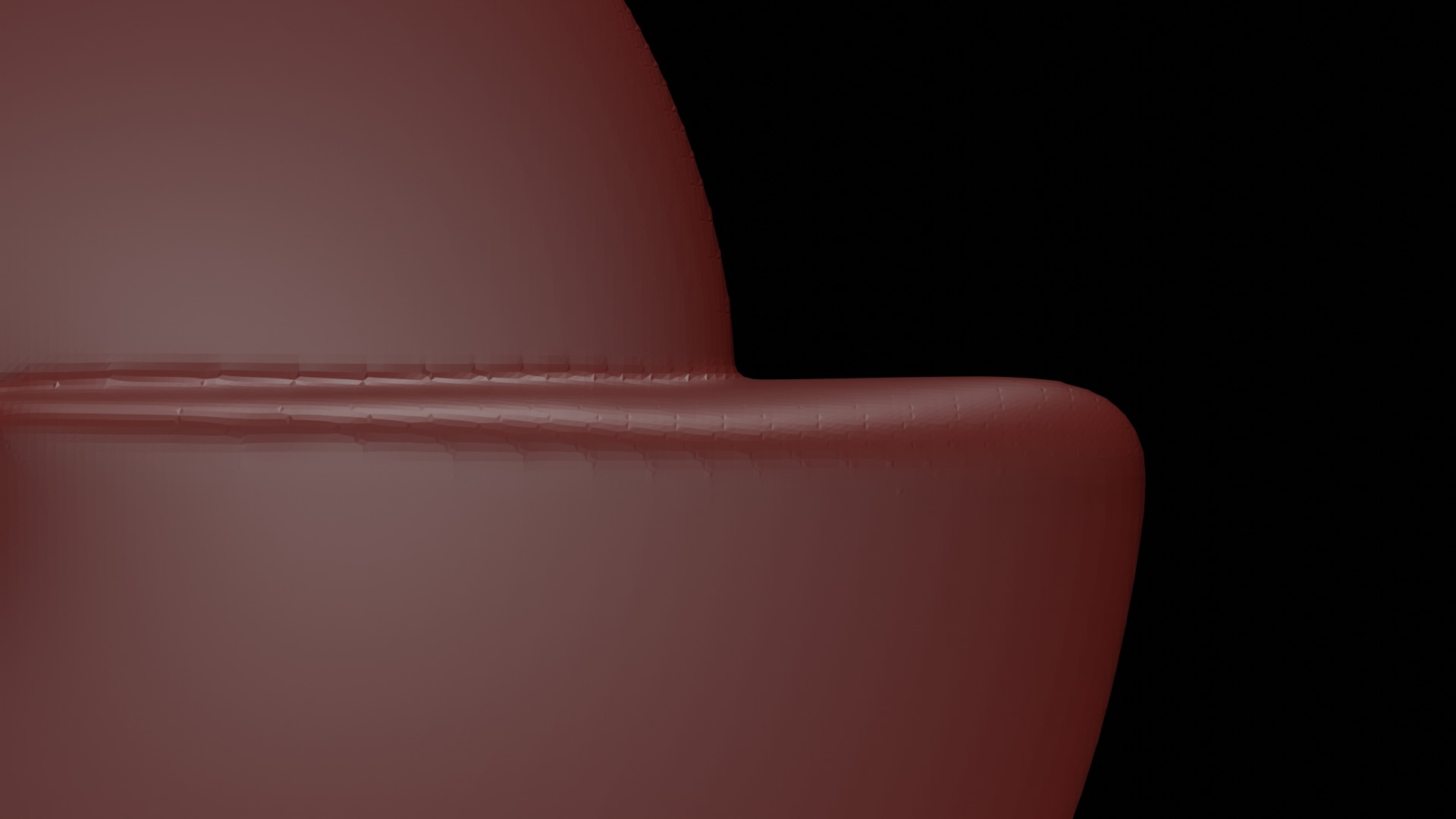 Ammonoid shell involute and compressed Prodromites 3D model_5