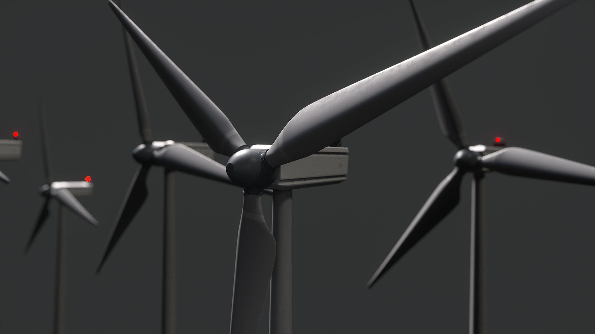 Wind Tourbine High Poly 3D Model C4D Rigged 3D model_3