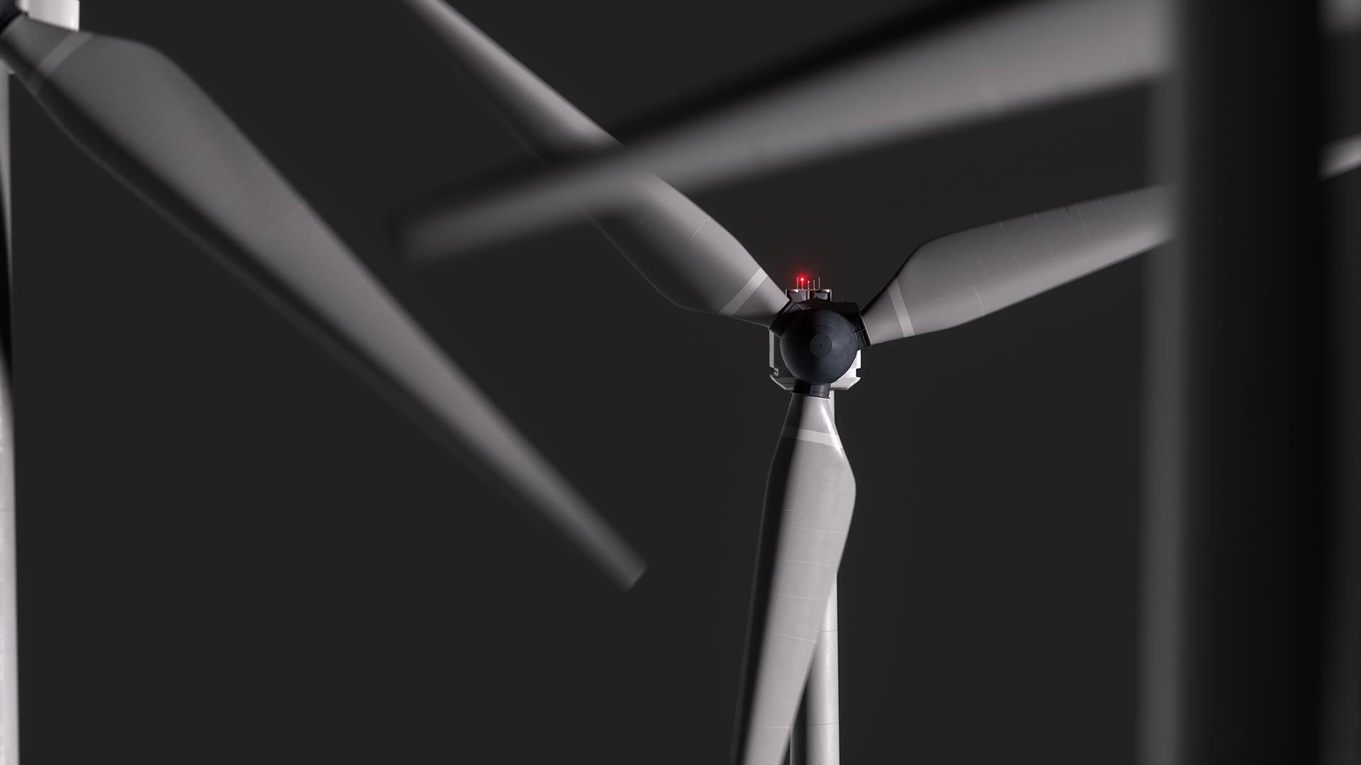 Wind Tourbine High Poly 3D Model C4D Rigged 3D model_4