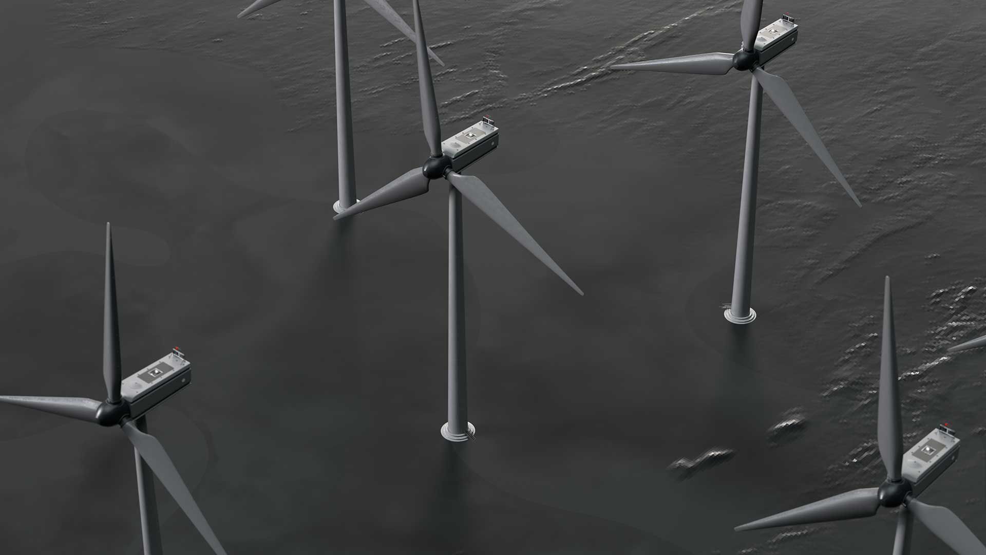 Wind Tourbine High Poly 3D Model C4D Rigged 3D model_2