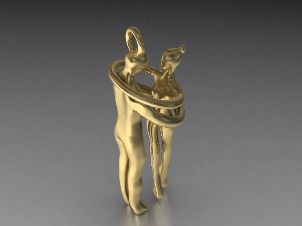 Hug Pendant Perfect 3D print model