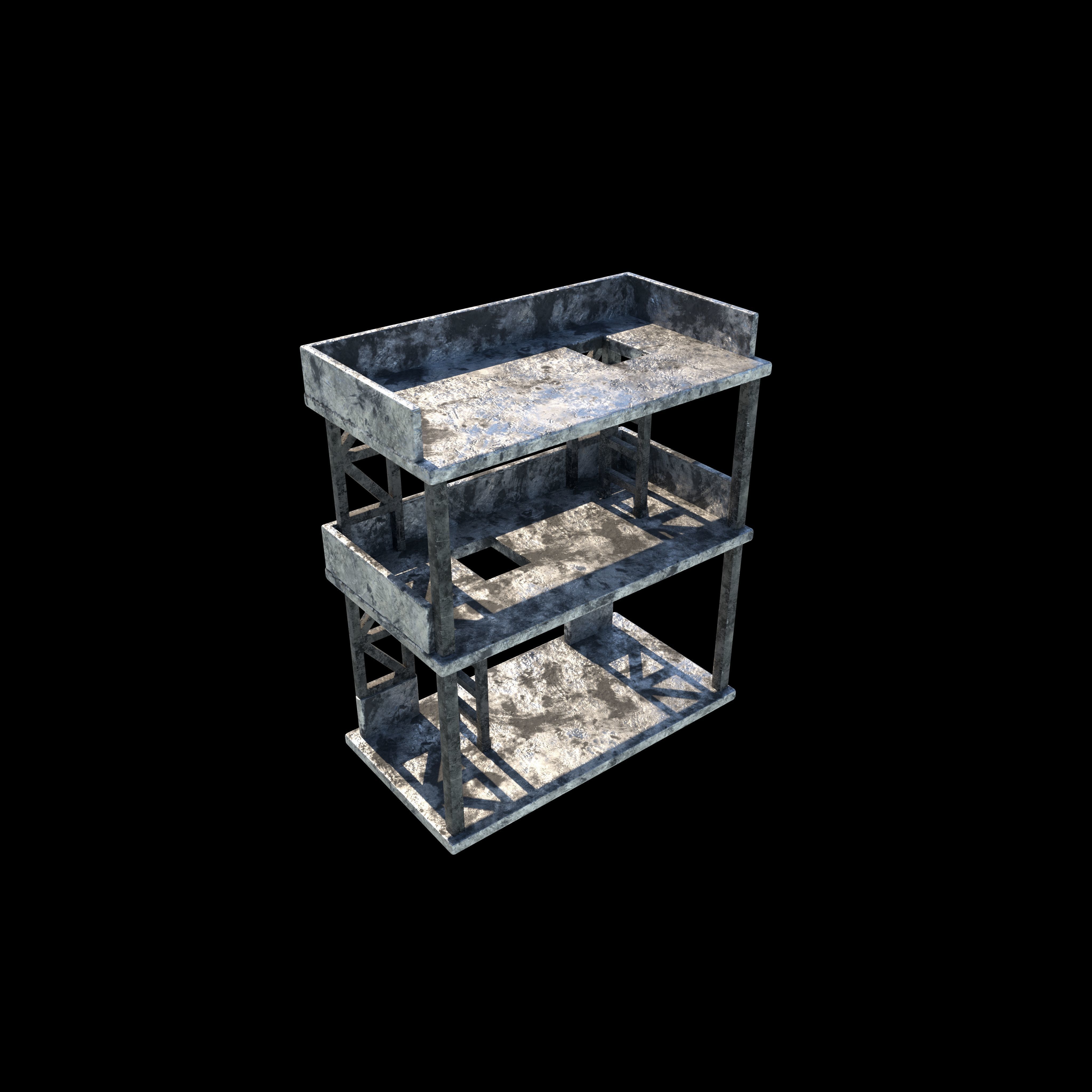 Modular Scaffolding 3D model_7