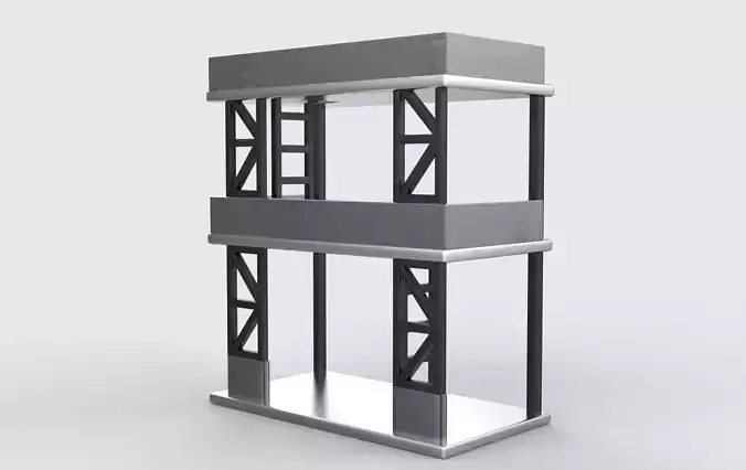 Modular Scaffolding 3D model
