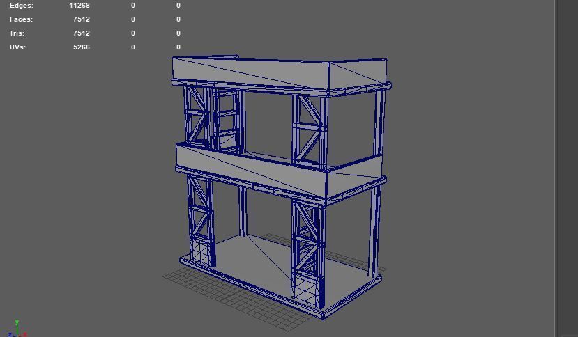 Modular Scaffolding 3D model_11