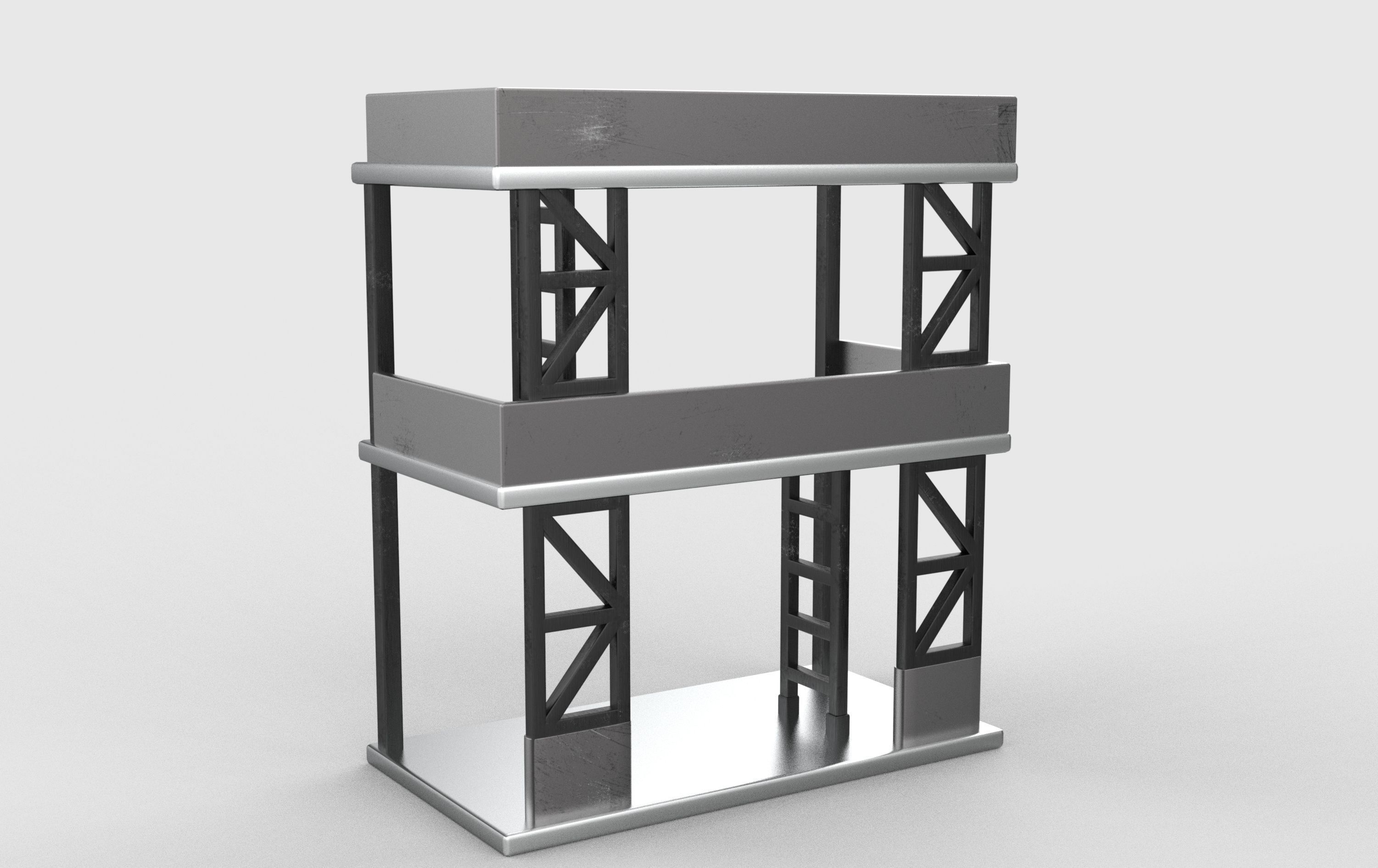 Modular Scaffolding 3D model_4