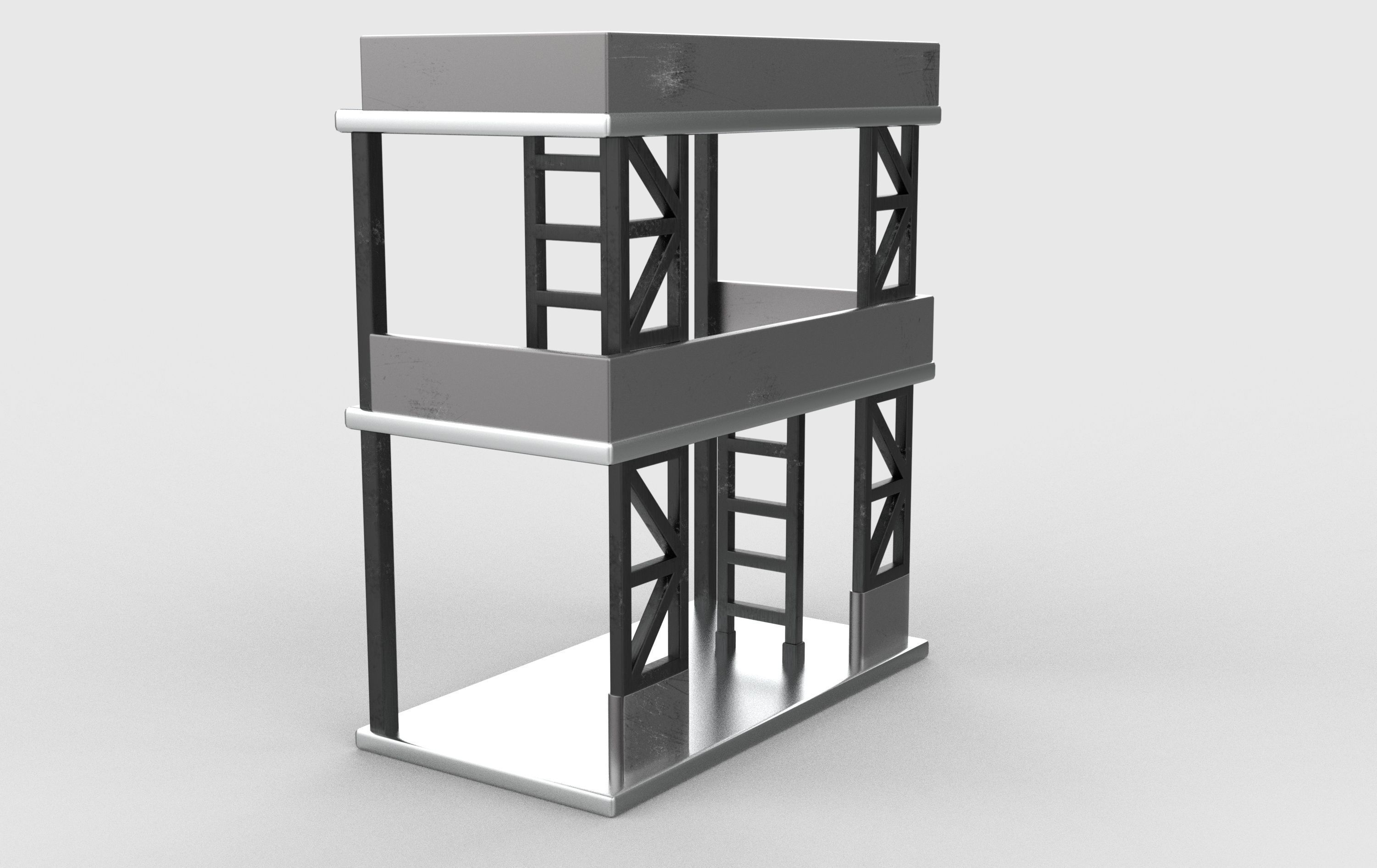 Modular Scaffolding 3D model_6